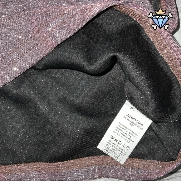 SHEIN MEN CROPPED GLITTER TANK TOP SIZE LARGE STREETWEAR FESTIVAL WEAR - Picture 6 of 6